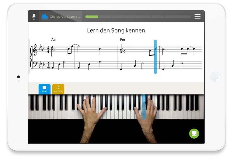 Skoove on iPad