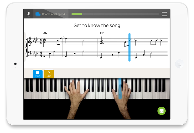 Skoove on iPad